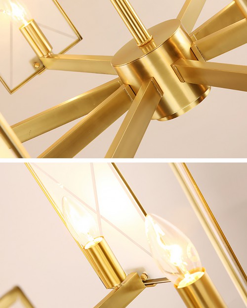 Anke Brass Chandelier 3