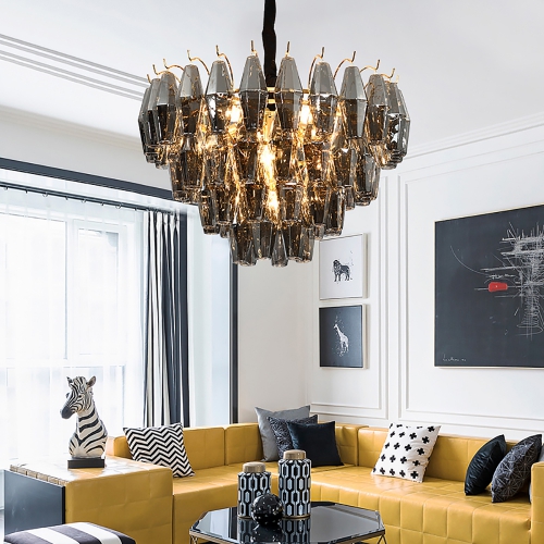 Black Crystal Chandelier