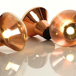 Подвесной светильник Blow Light Copper Designed By Tom Dixon In 2007