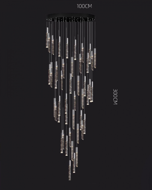Carn Black Chandelier