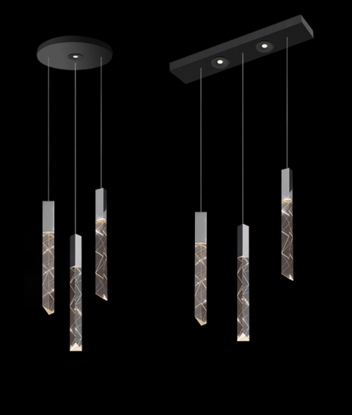 Carn Black Chandelier