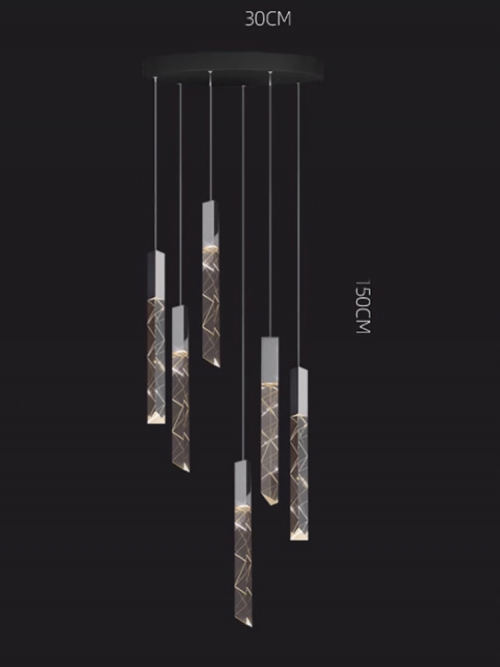 Carn Black Chandelier