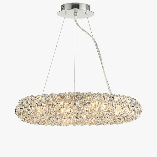Chrome Crystal Chandelier