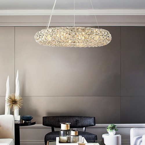 Chrome Crystal Chandelier