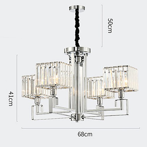 Chrome Idea Chandelier