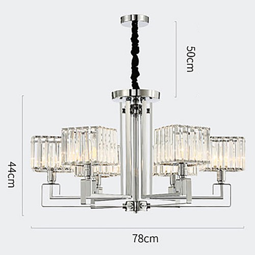 Chrome Idea Chandelier