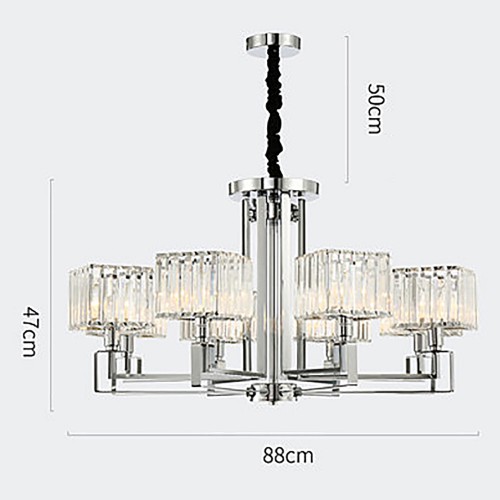 Chrome Idea Chandelier