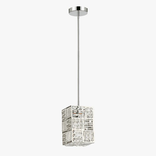 Chrome Pendant Crystal