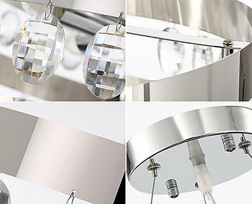 Chrome Pick Chandelier