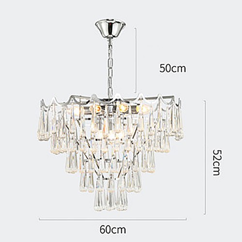 Chrome Pick Chandelier 6