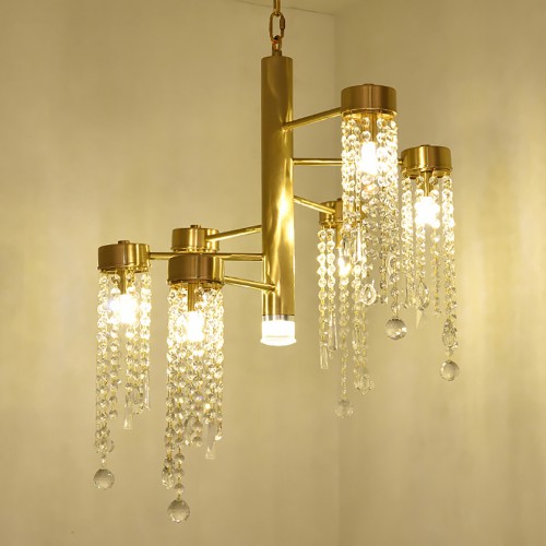 Creative Brass Diamond Chandelier