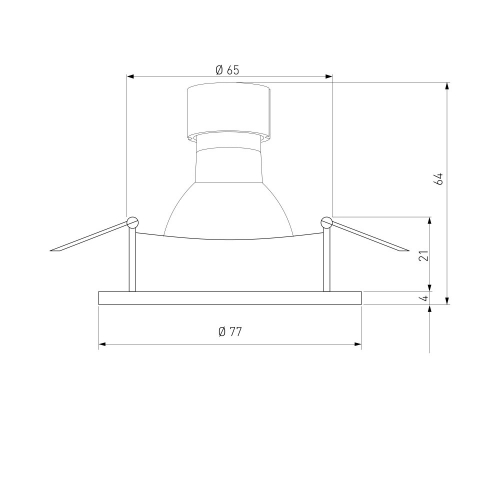 Elektrostandard 110 MR16 золотой