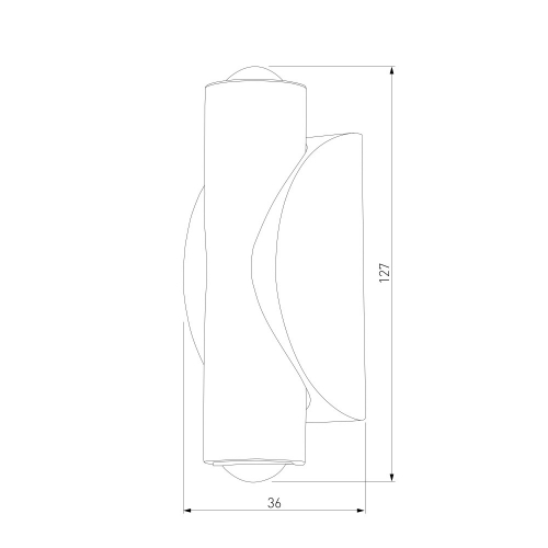 Elektrostandard 40109/LED белый/сталь