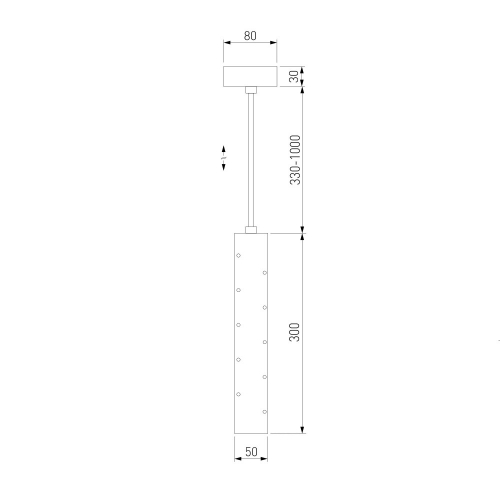 Elektrostandard 50214/1 LED хром