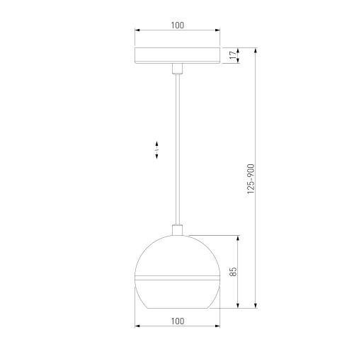 Elektrostandard DLS023 9W 4200K черный