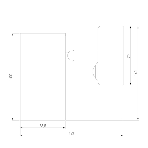 Elektrostandard Rutero GU10 SW черный (MRL 1003)