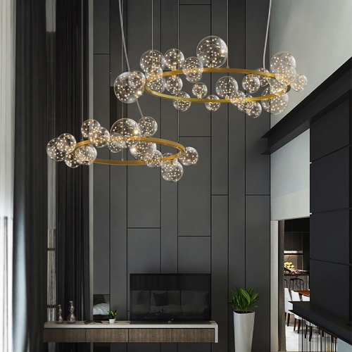 Folks Chandelier Gold