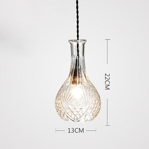 Glass Bottle Pendant