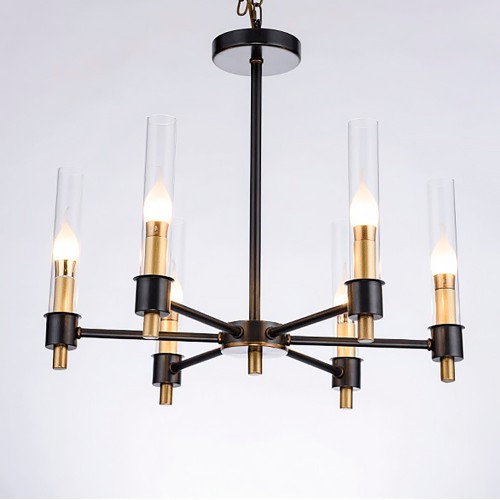 Gold Sea Glass Chandelier