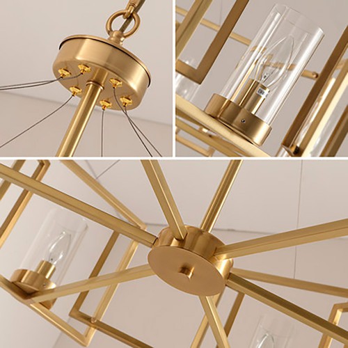 Gold Sea Round Chandelier
