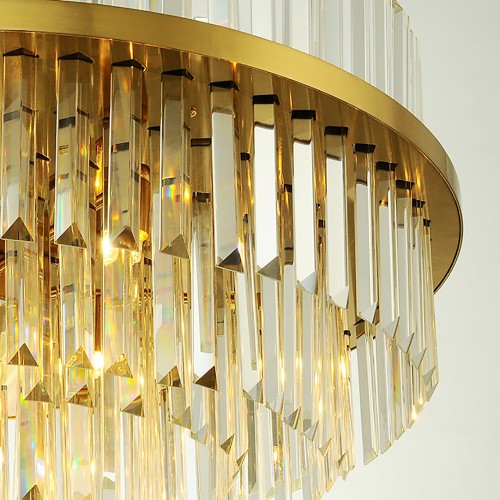 Kebo Brass Color Chandelier