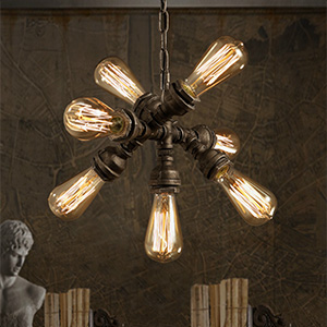 Edison Tube Industrial Pendant