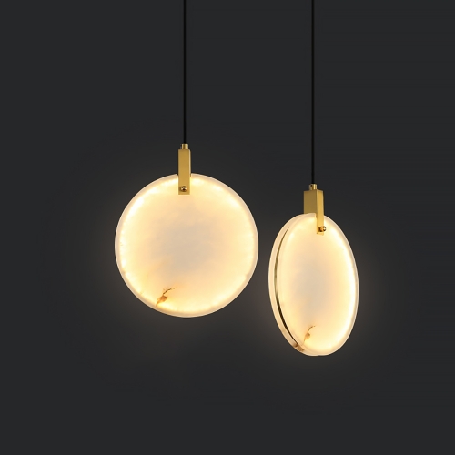 Дизайнерский светильник Lux Marble Brass