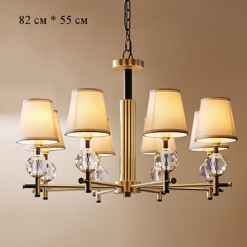 Дизайнерский светильник Luxury Modern Brass Chandelier 2