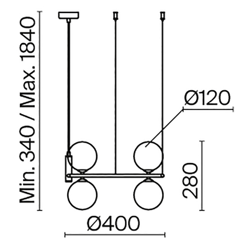 Maytoni MOD013PL-04BS1
