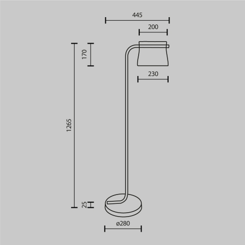 Maytoni MOD170FL-L8BS3K