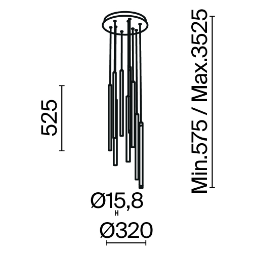 Maytoni MOD236PL-L54B3K