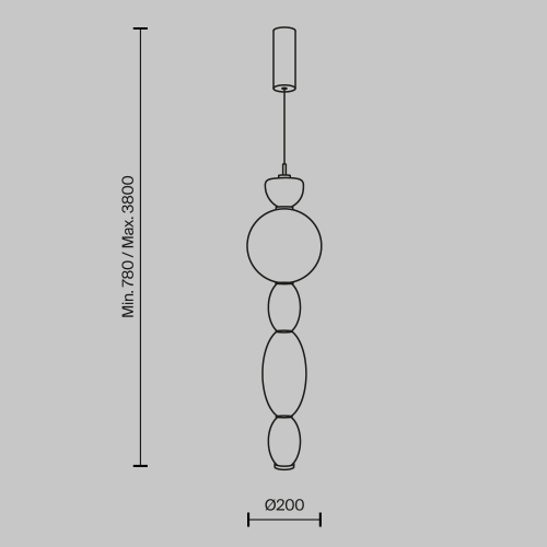 Maytoni MOD297PL-L17BS3K