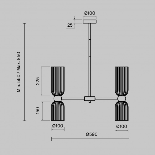 Maytoni MOD302PL-10GR