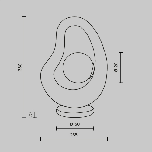 Maytoni MOD380TL-01GR