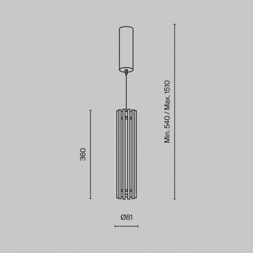 Maytoni MOD410PL-L12BS3K