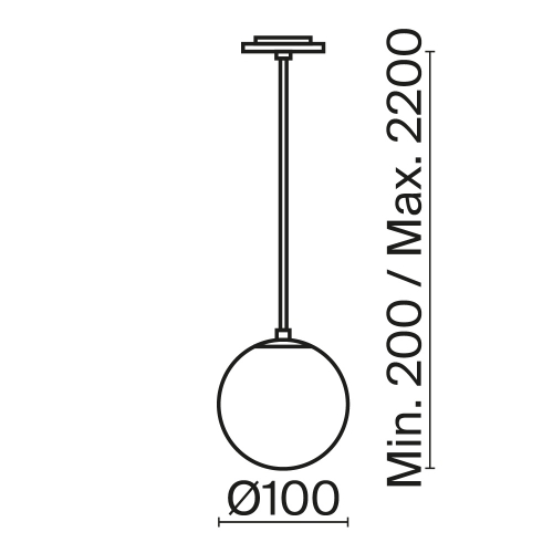 Maytoni P039PL-5W4K-10INS-B