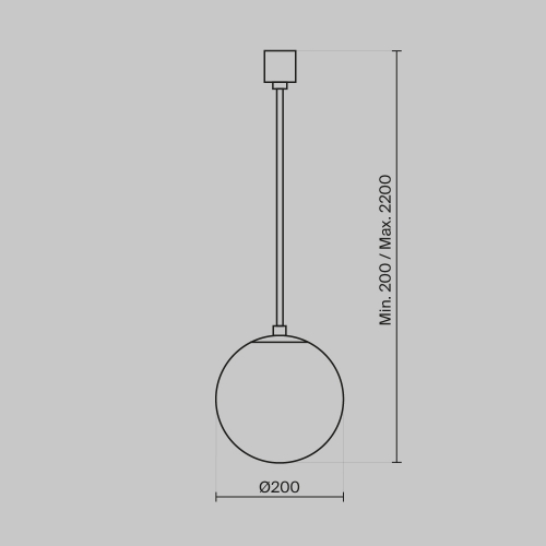 Maytoni P039PL-5W4K-20-B