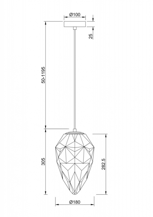 Maytoni P052PL-01BL