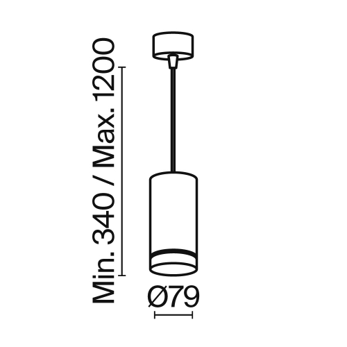 Maytoni P085PL-12W4K-W