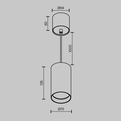 Maytoni P100PL-20W3K-BS