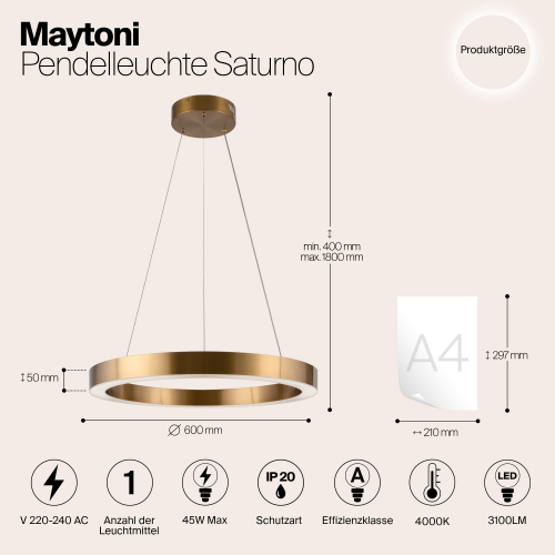 Maytoni Saturno 3