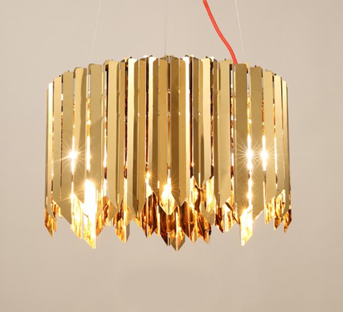 Metal Sea Chandelier Round