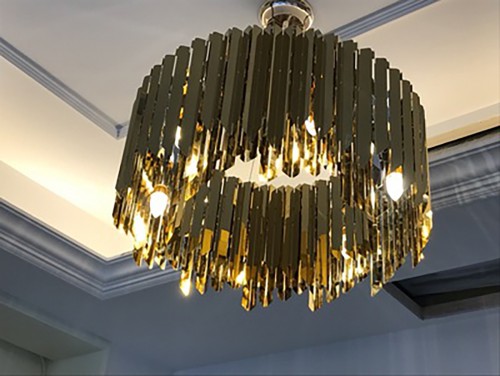 Metal Sea Chandelier Round