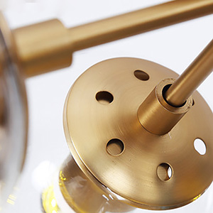 Modo Chandelier Brass Color