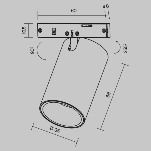 Technical TR187-1-5W3K-M-BW