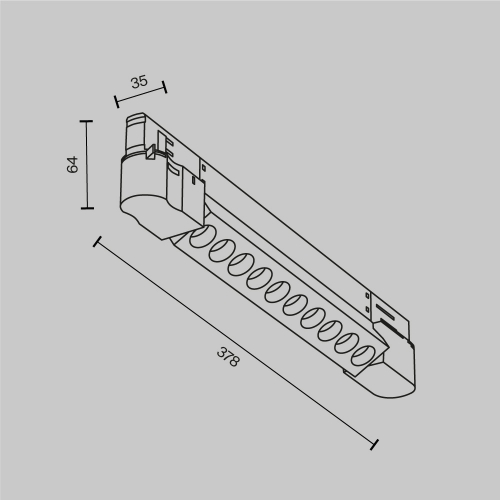 Technical TR195-3-10W2.7K-M-W
