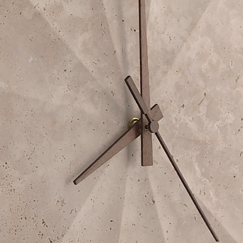 Travertine Clock 3