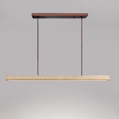 Travertine Line Chandelier