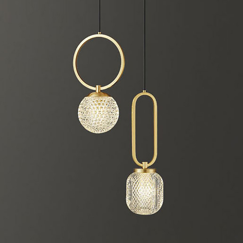 Дизайнерский светильник Waist Brass Glass